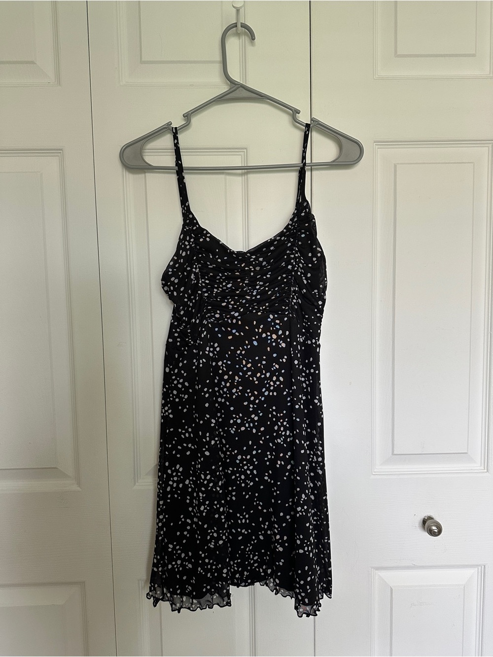 Black Spotted Slip Dress - Originality